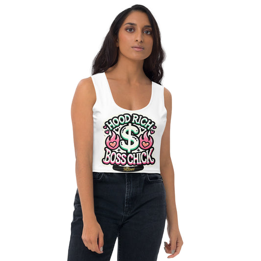 HRBC Pink Flames Tank Crop Top