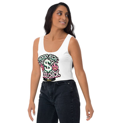 HRBC Pink Flames Tank Crop Top