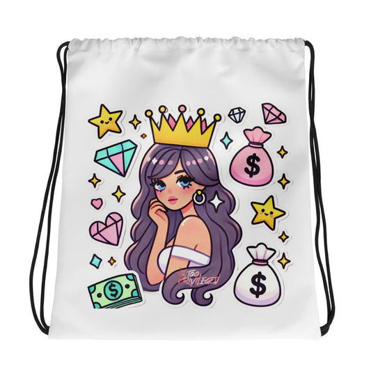 Queen Sh*t Drawstring Bag