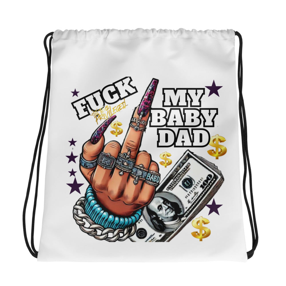 F My BD Drawstring Bag