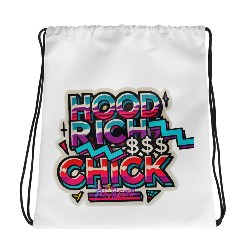 90s Flair Drawstring Bag