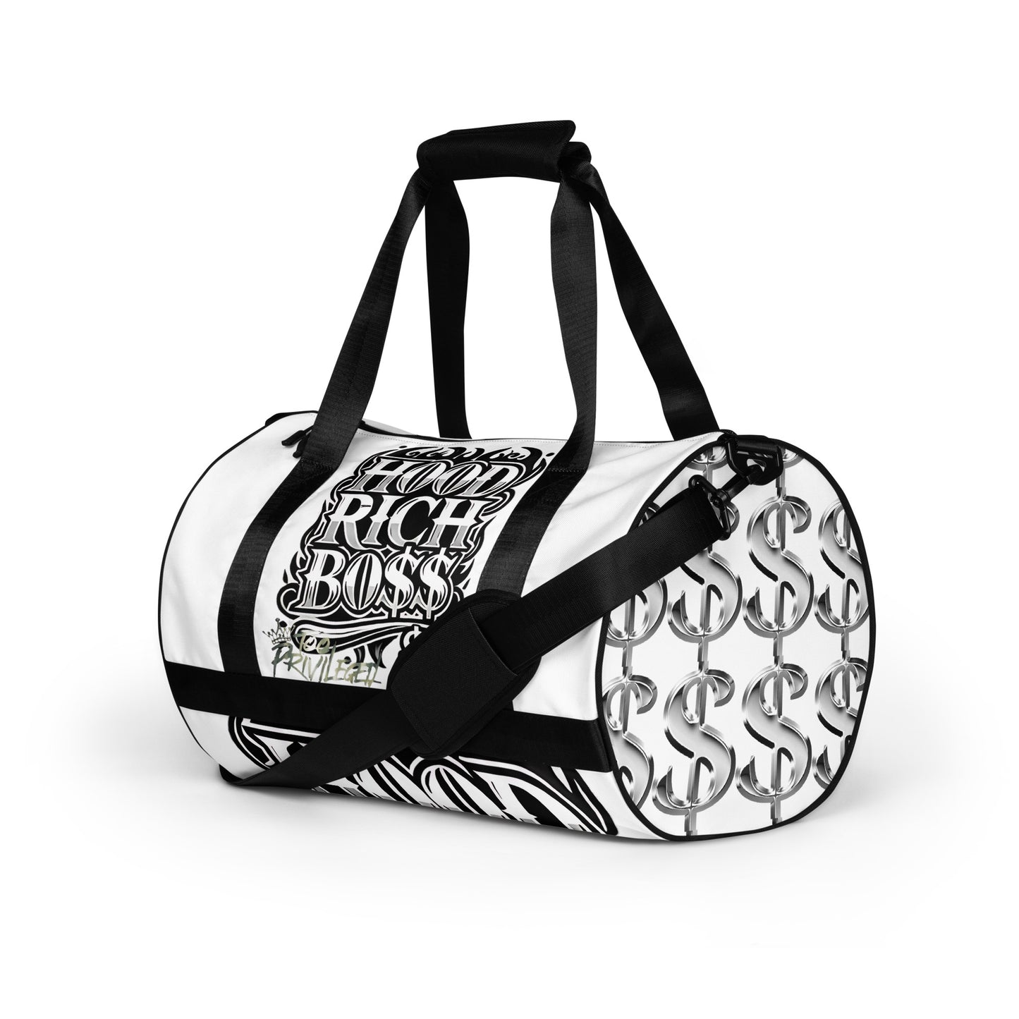 HRB Silver Gym Bag