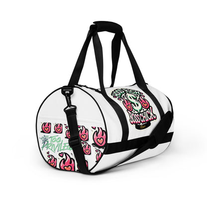 HRBC Pink Flames Gym Bag