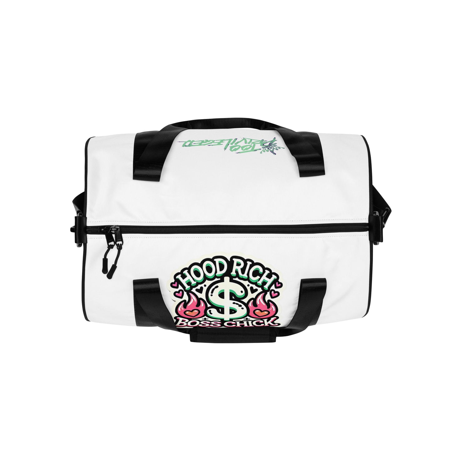 HRBC Pink Flames Gym Bag