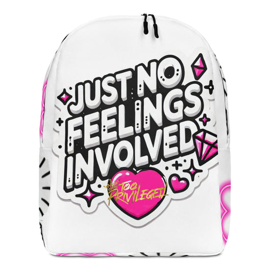 NO Feelings II Minimalist Backpack