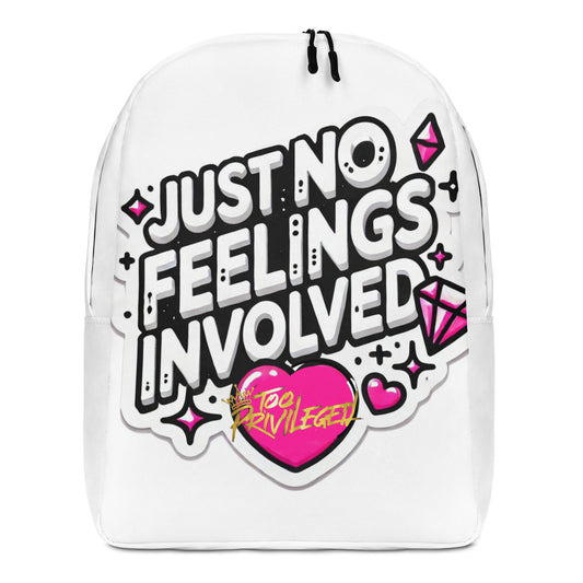 NO Feelings I Minimalist Backpack