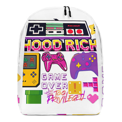 90s Gamer Minimalist Backpack