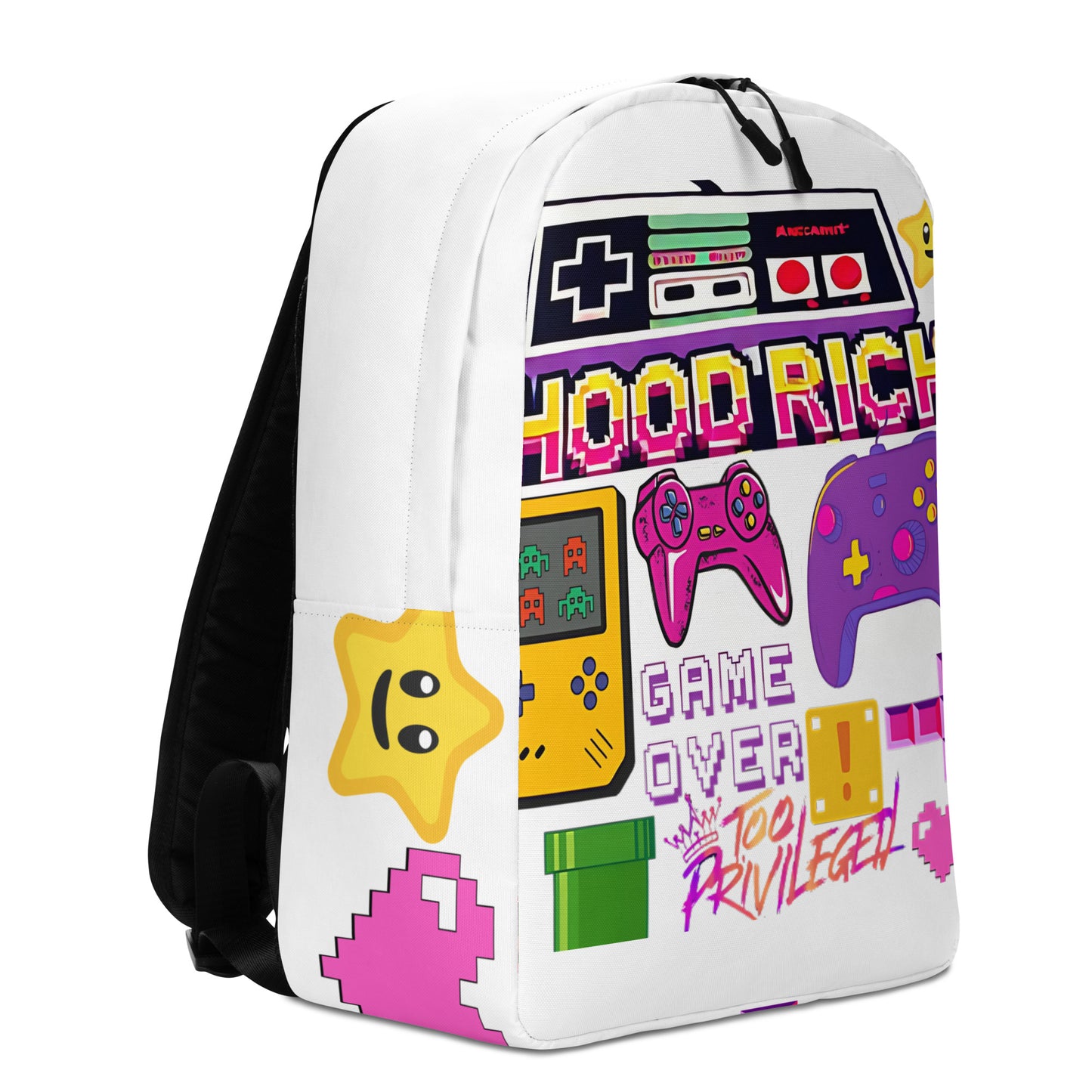 90s Gamer Minimalist Backpack