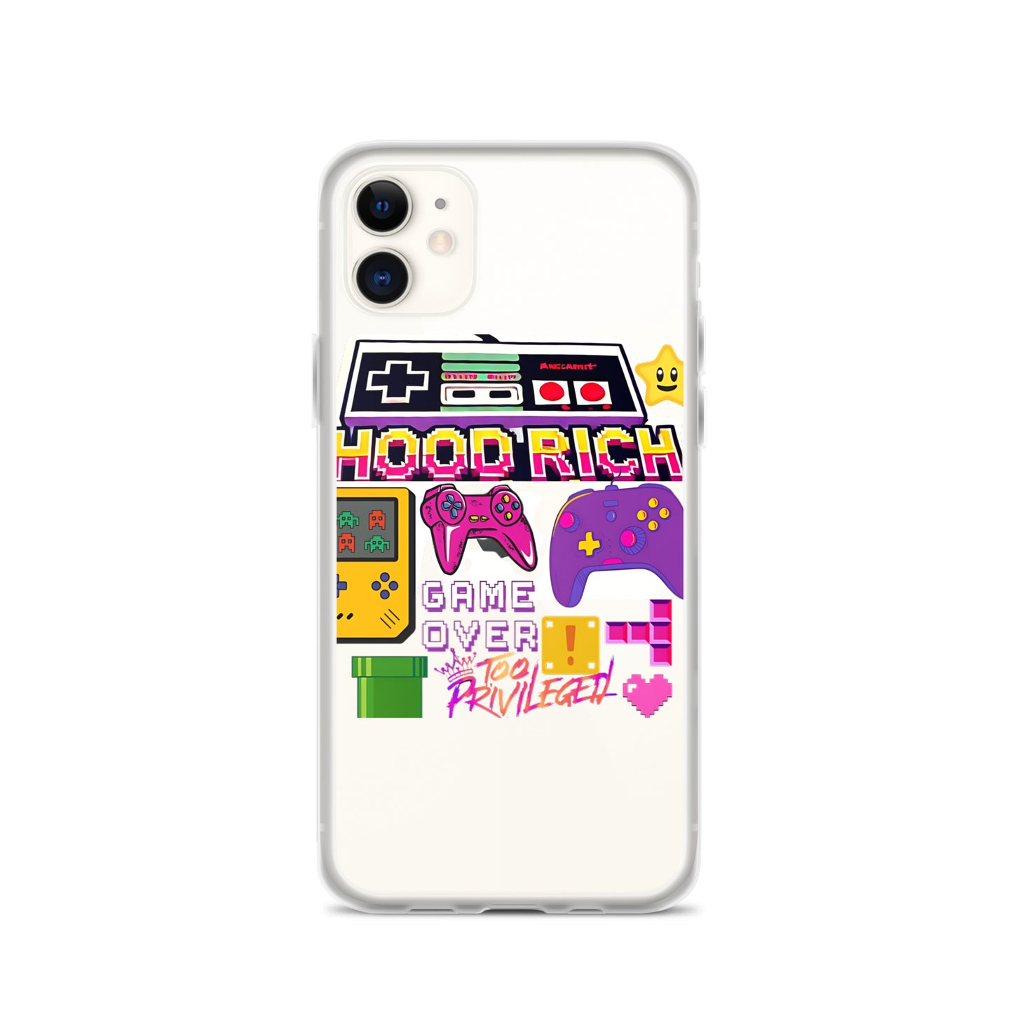 90s Gamer Clear Case for iPhone®