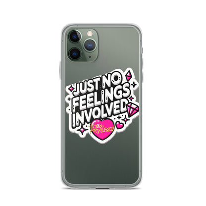 NO Feelings Clear Case for iPhone®