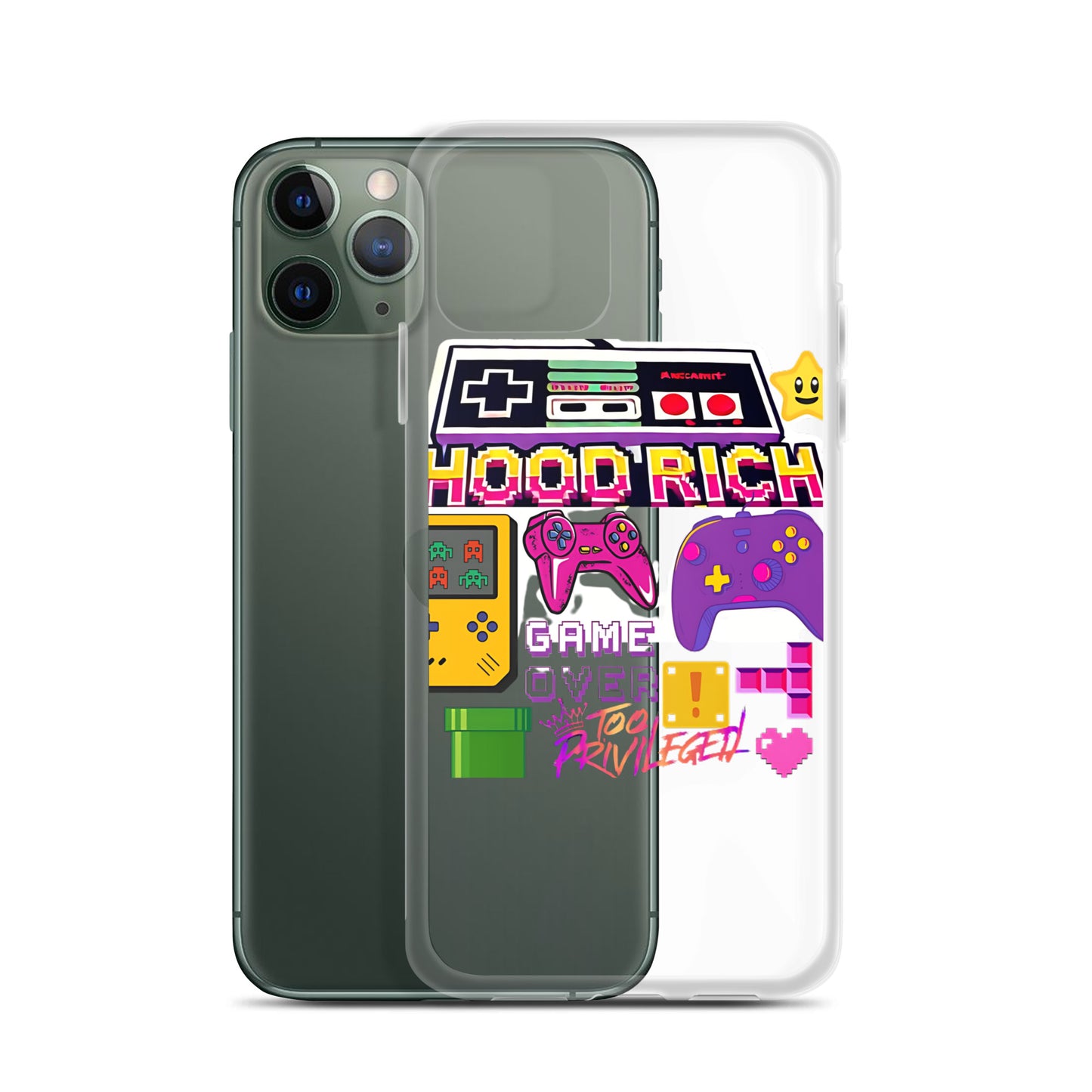 90s Gamer Clear Case for iPhone®