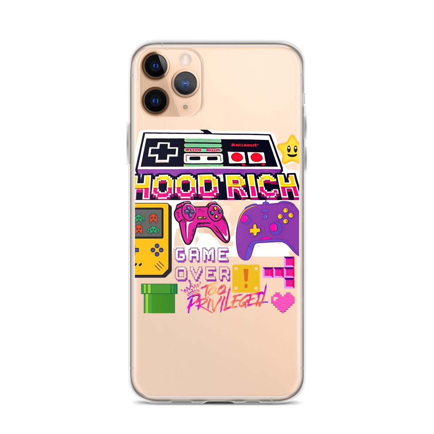 90s Gamer Clear Case for iPhone®