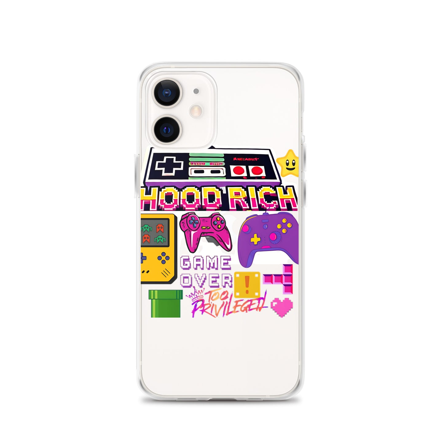 90s Gamer Clear Case for iPhone®