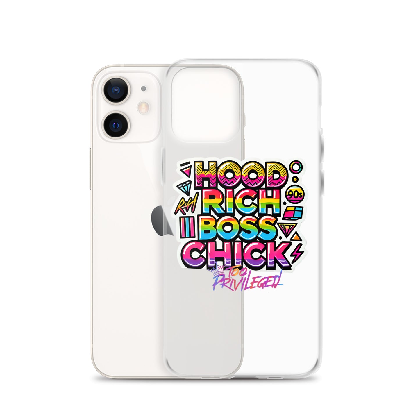 90s Rich Heroes Clear Case for iPhone®