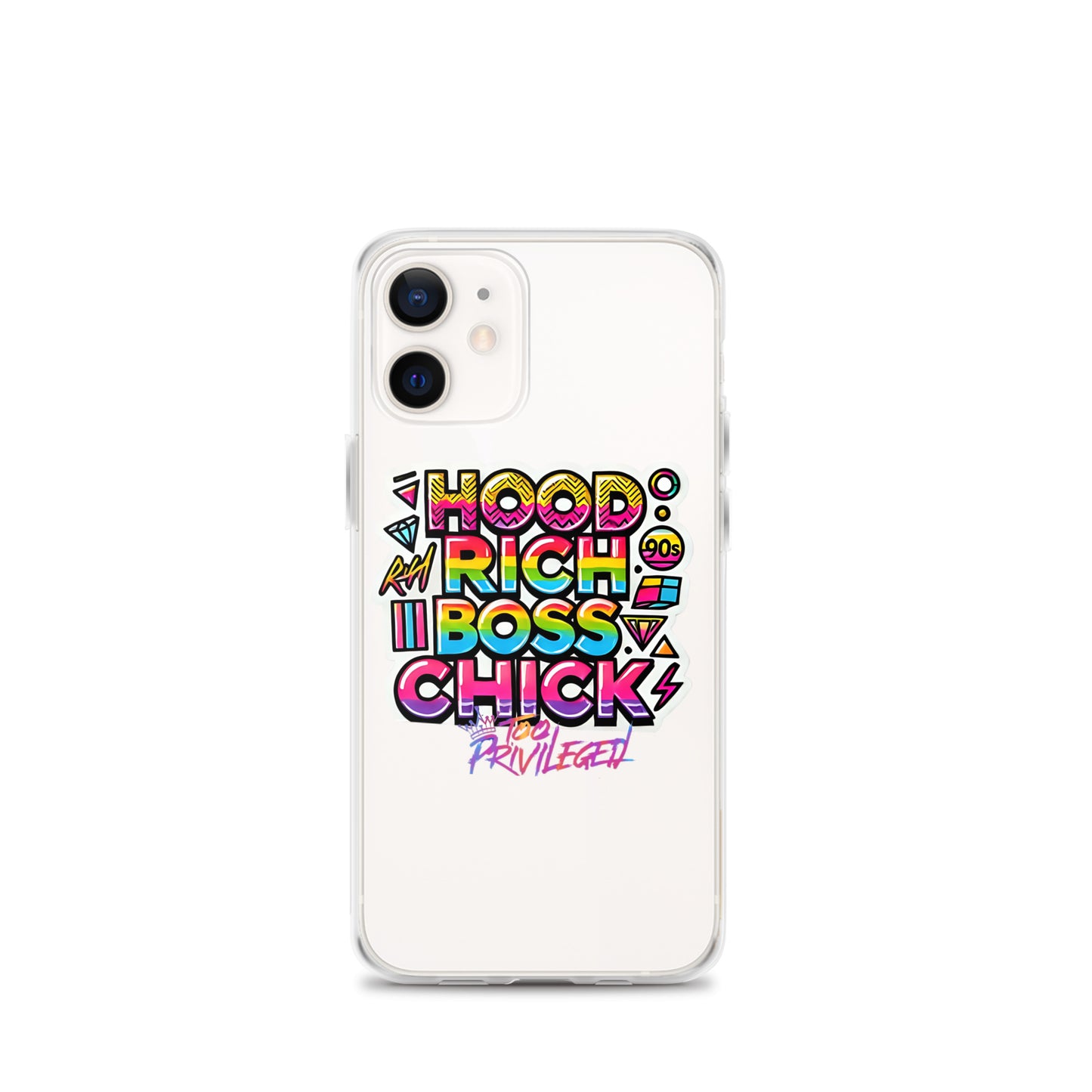 90s Rich Heroes Clear Case for iPhone®