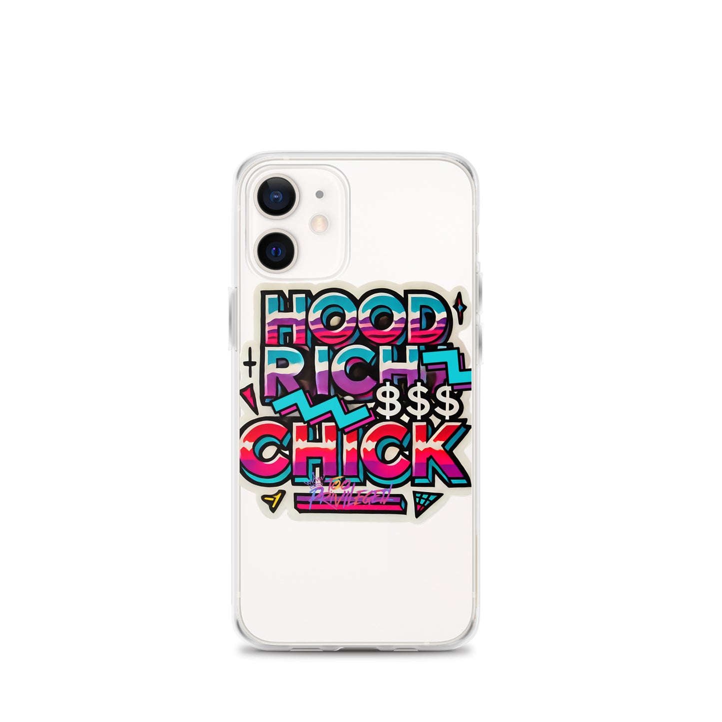 90s Flair Clear Case for iPhone®