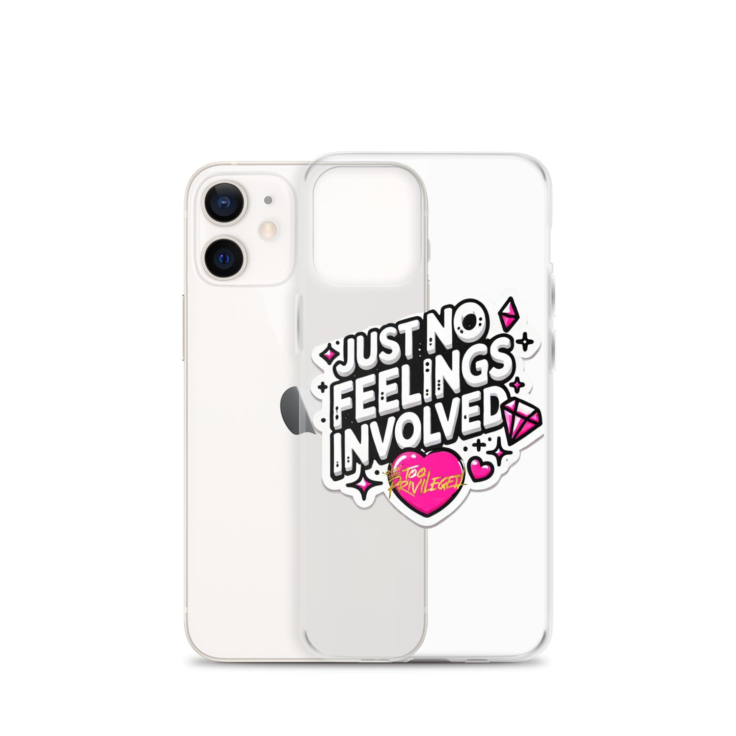 NO Feelings Clear Case for iPhone®