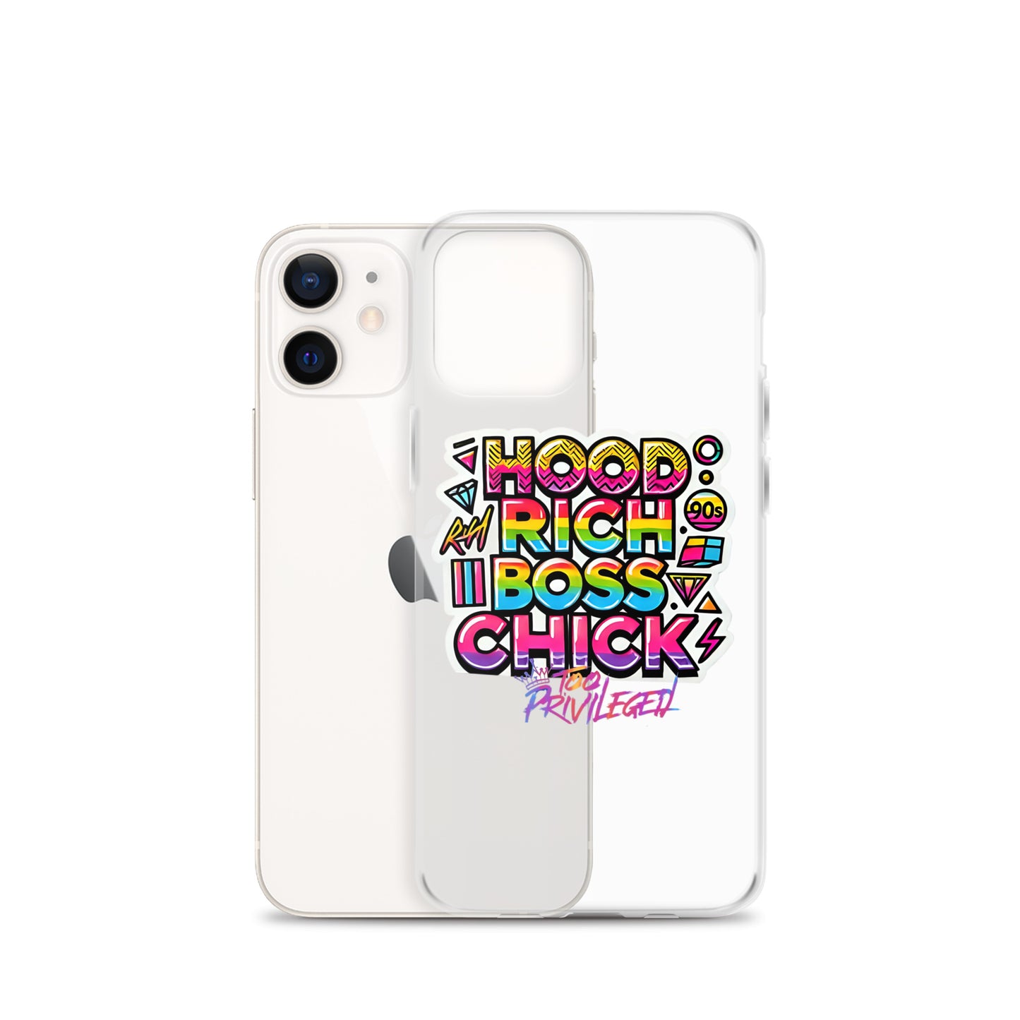 90s Rich Heroes Clear Case for iPhone®