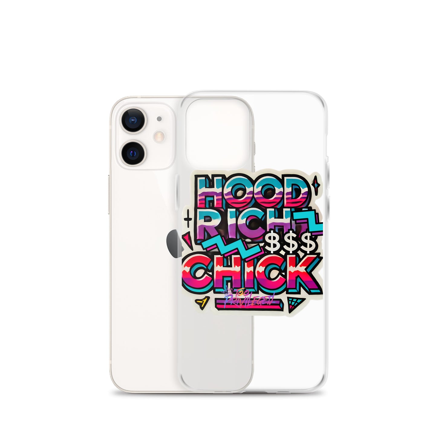 90s Flair Clear Case for iPhone®