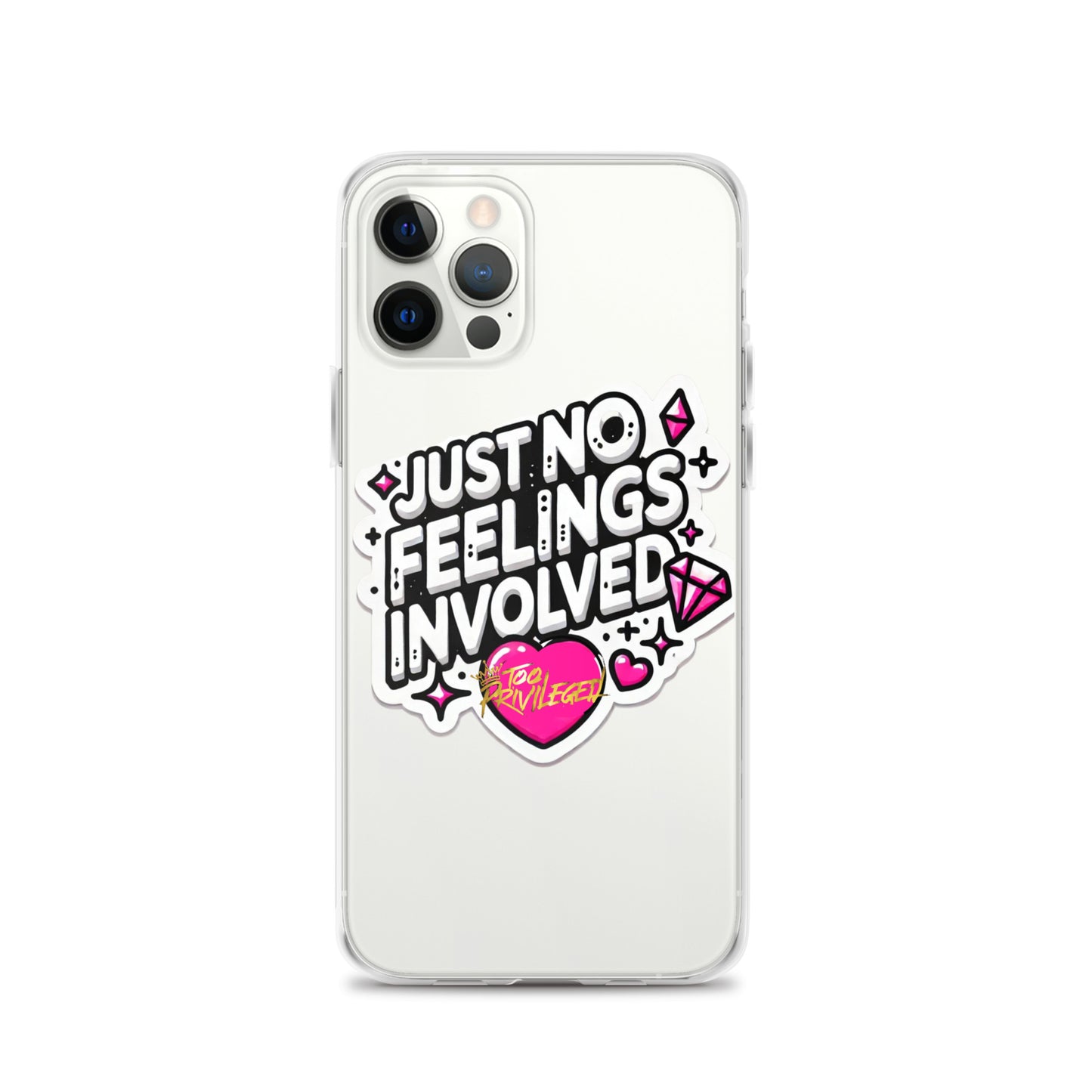 NO Feelings Clear Case for iPhone®