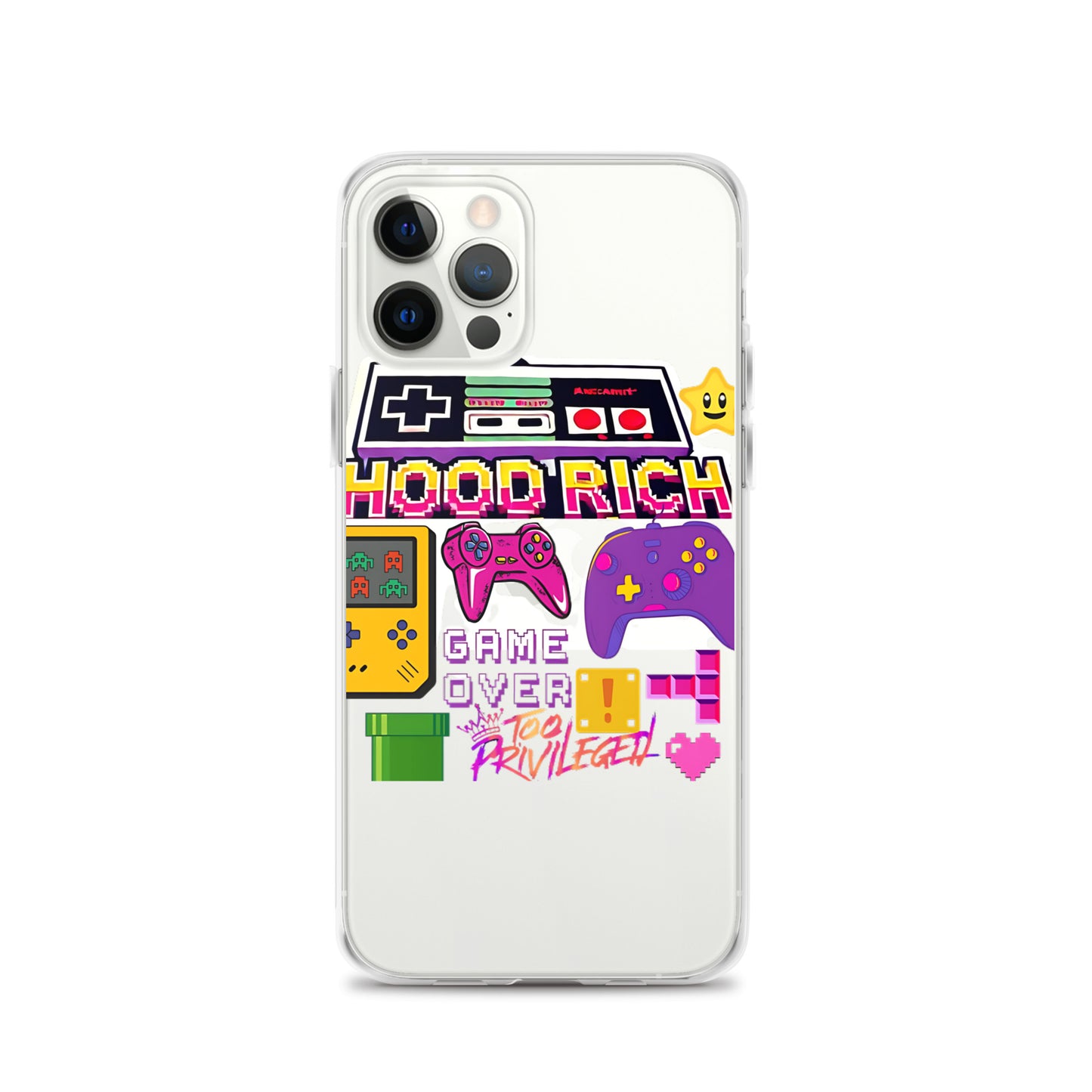 90s Gamer Clear Case for iPhone®