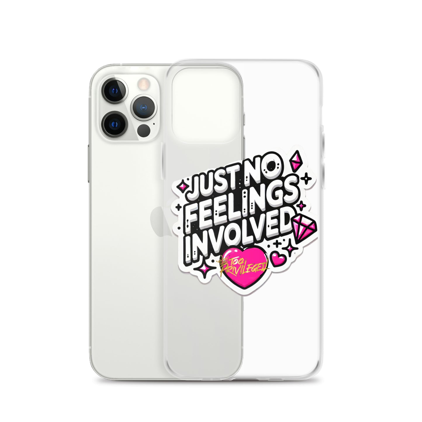 NO Feelings Clear Case for iPhone®