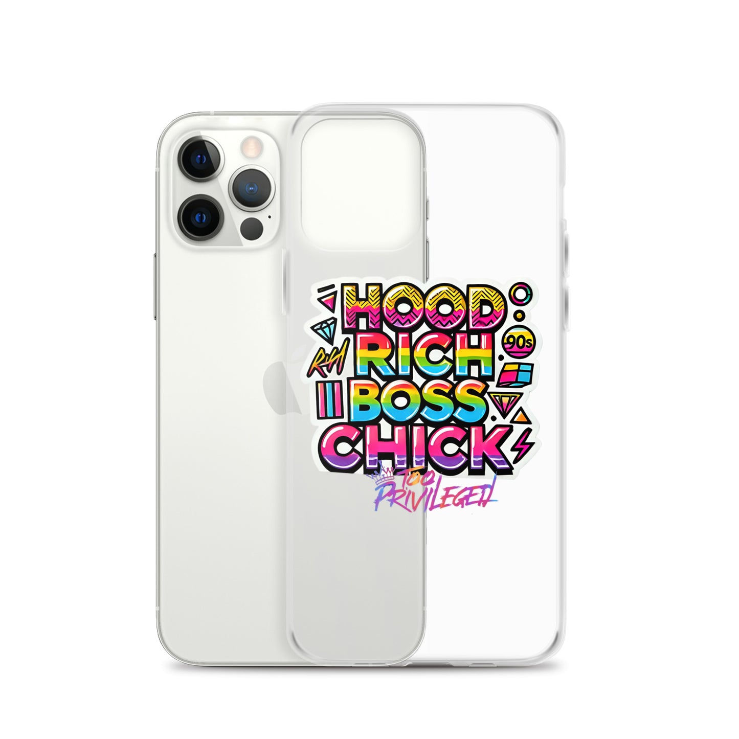 90s Rich Heroes Clear Case for iPhone®