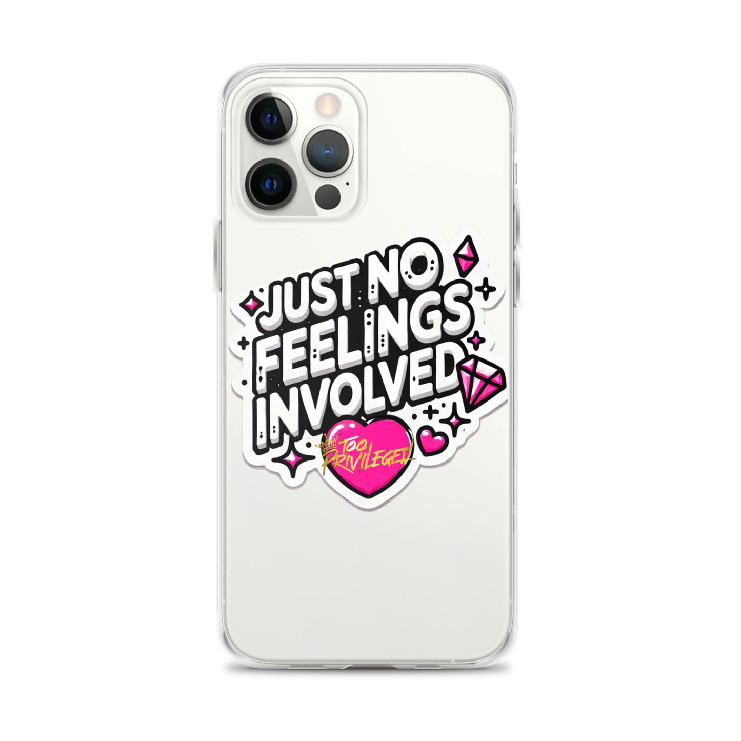 NO Feelings Clear Case for iPhone®