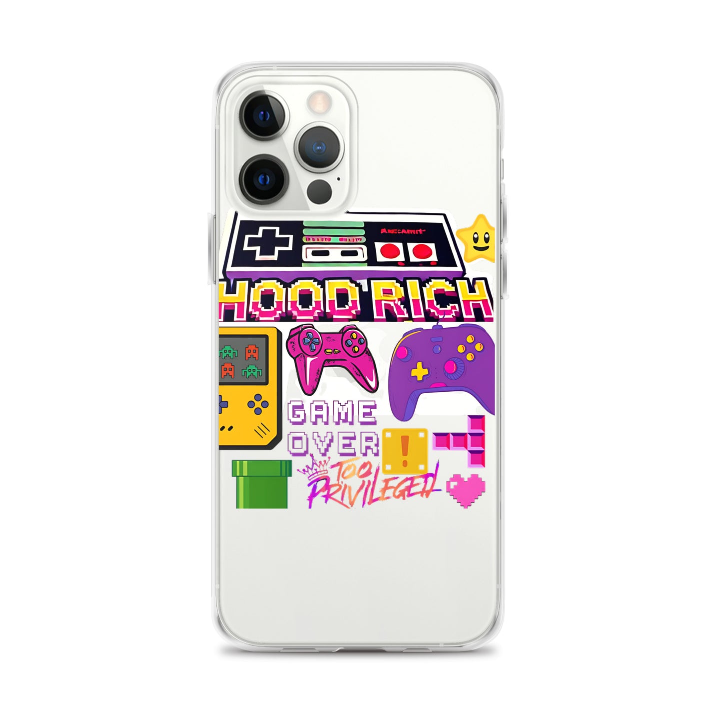 90s Gamer Clear Case for iPhone®