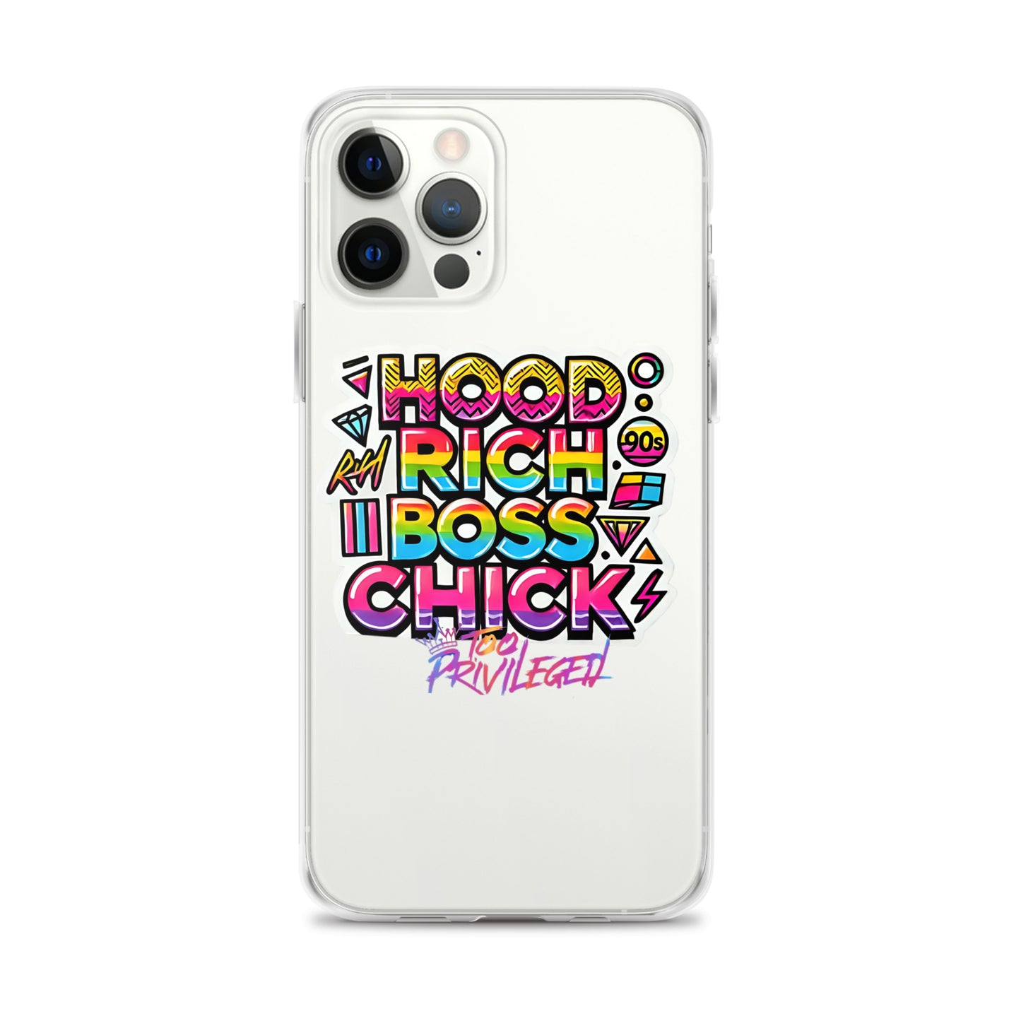 90s Rich Heroes Clear Case for iPhone®