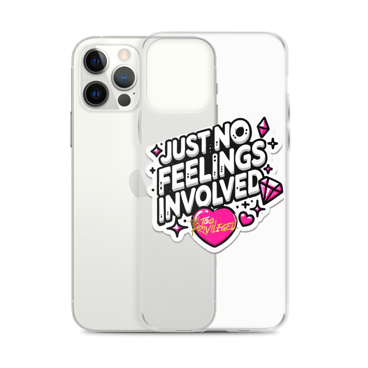 NO Feelings Clear Case for iPhone®