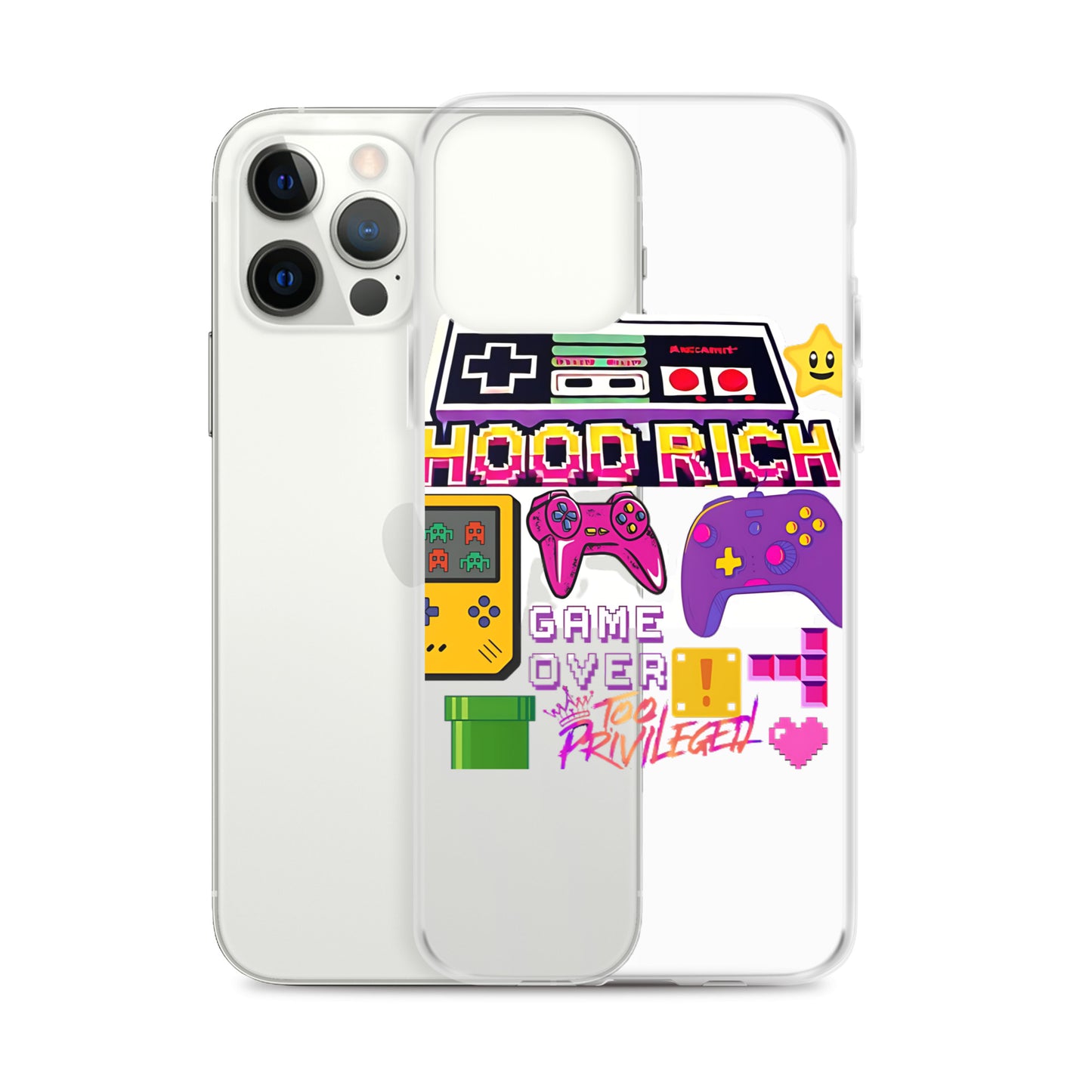 90s Gamer Clear Case for iPhone®