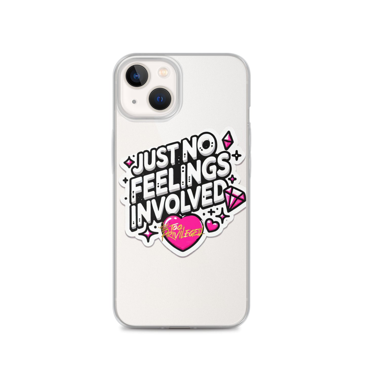 NO Feelings Clear Case for iPhone®