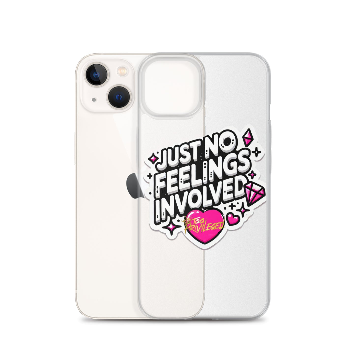 NO Feelings Clear Case for iPhone®