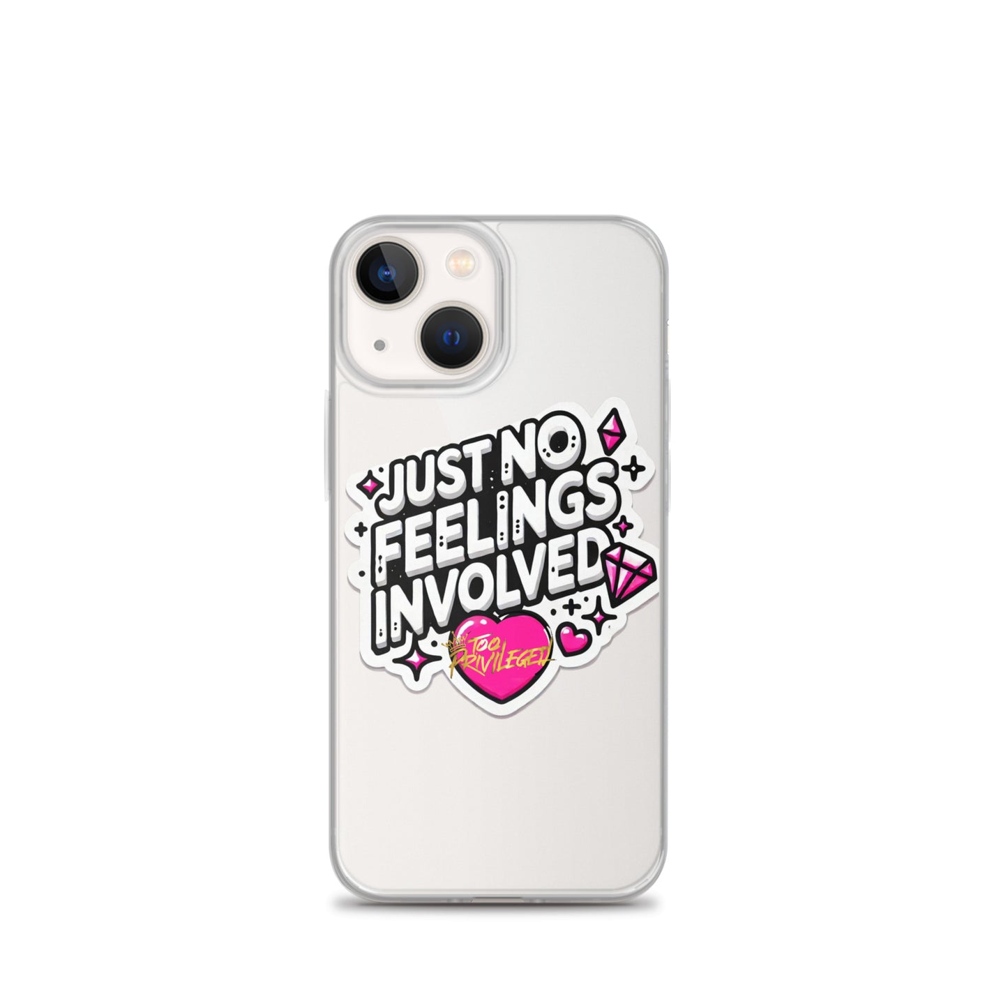 NO Feelings Clear Case for iPhone®