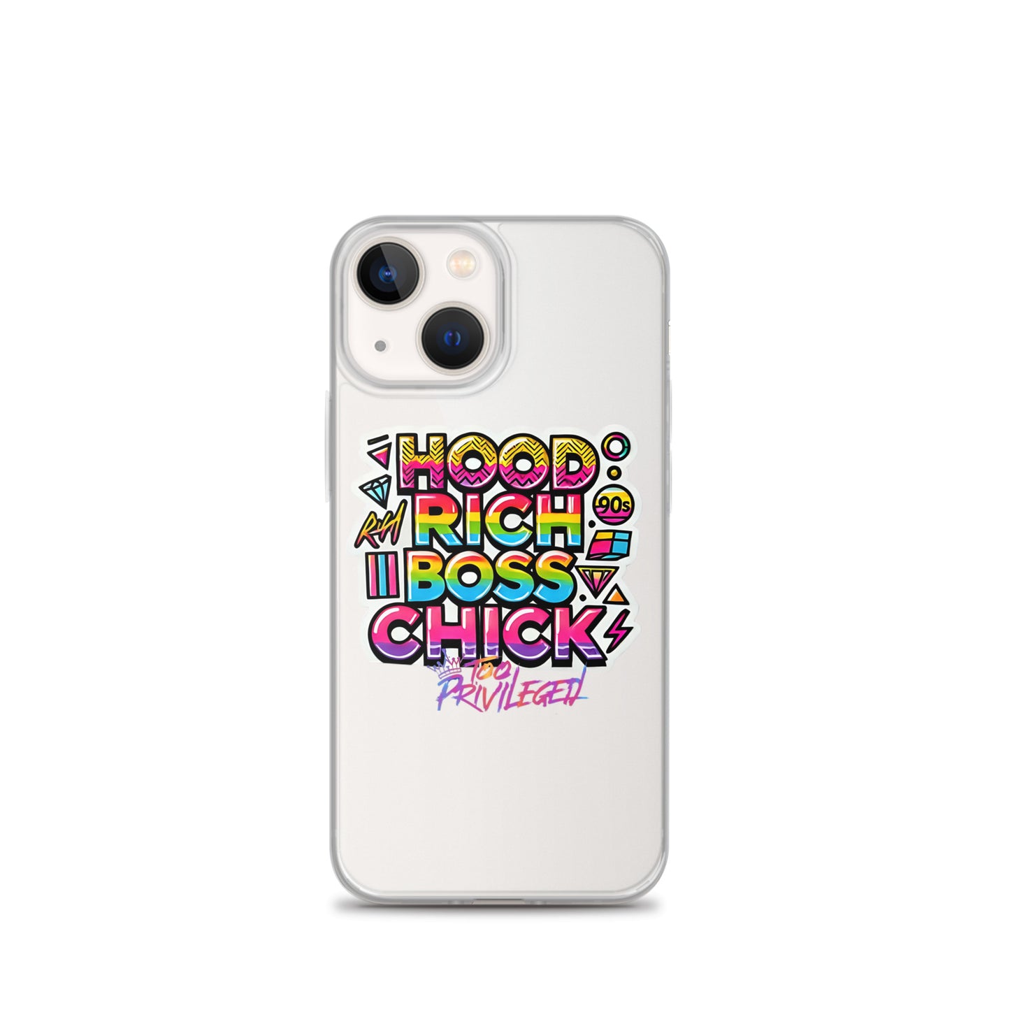 90s Rich Heroes Clear Case for iPhone®