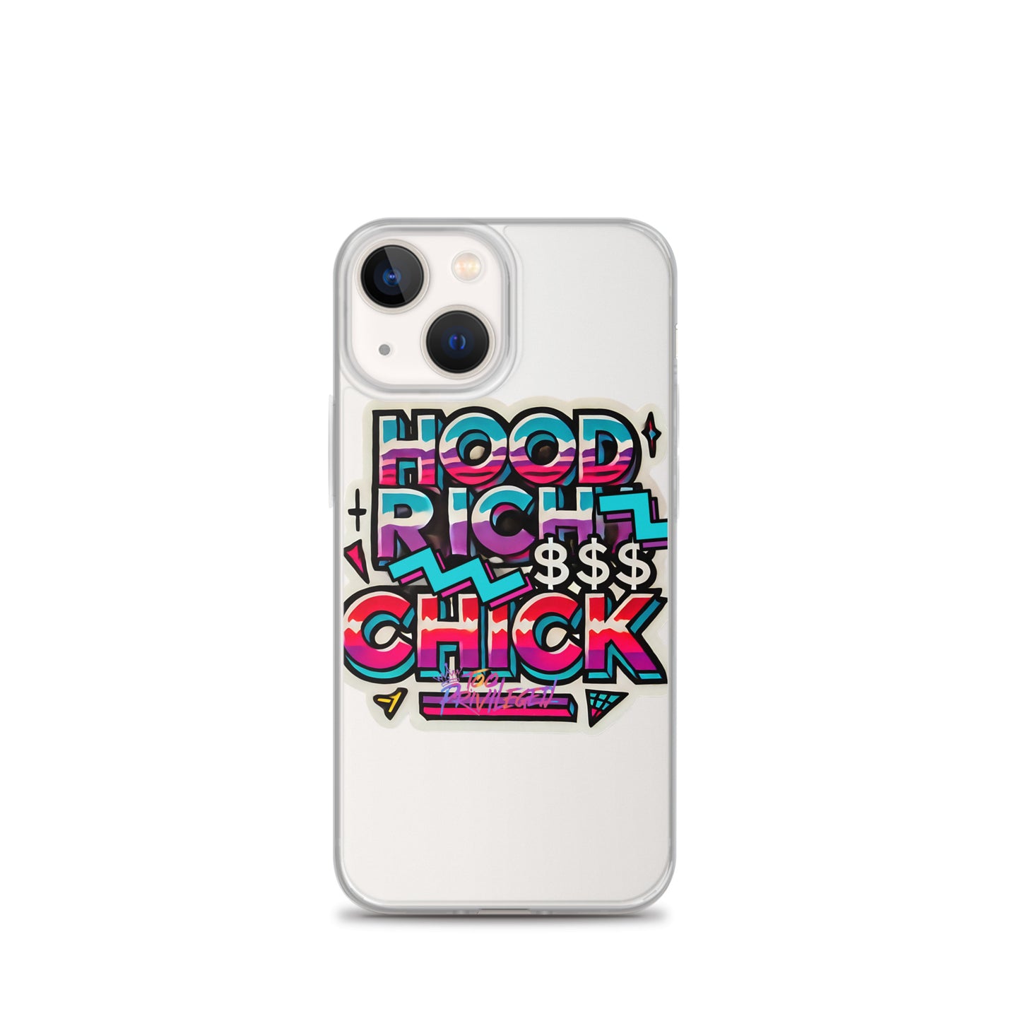 90s Flair Clear Case for iPhone®