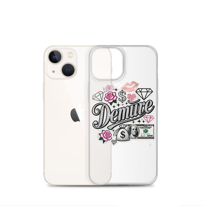 Demure Clear Case for iPhone®