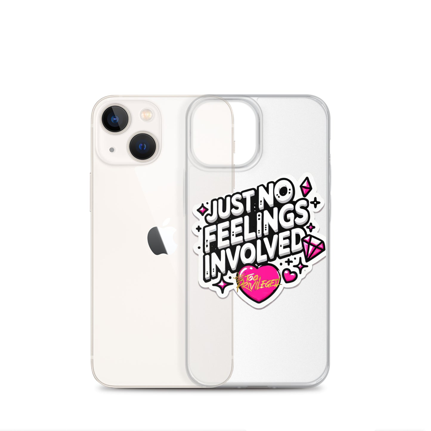 NO Feelings Clear Case for iPhone®