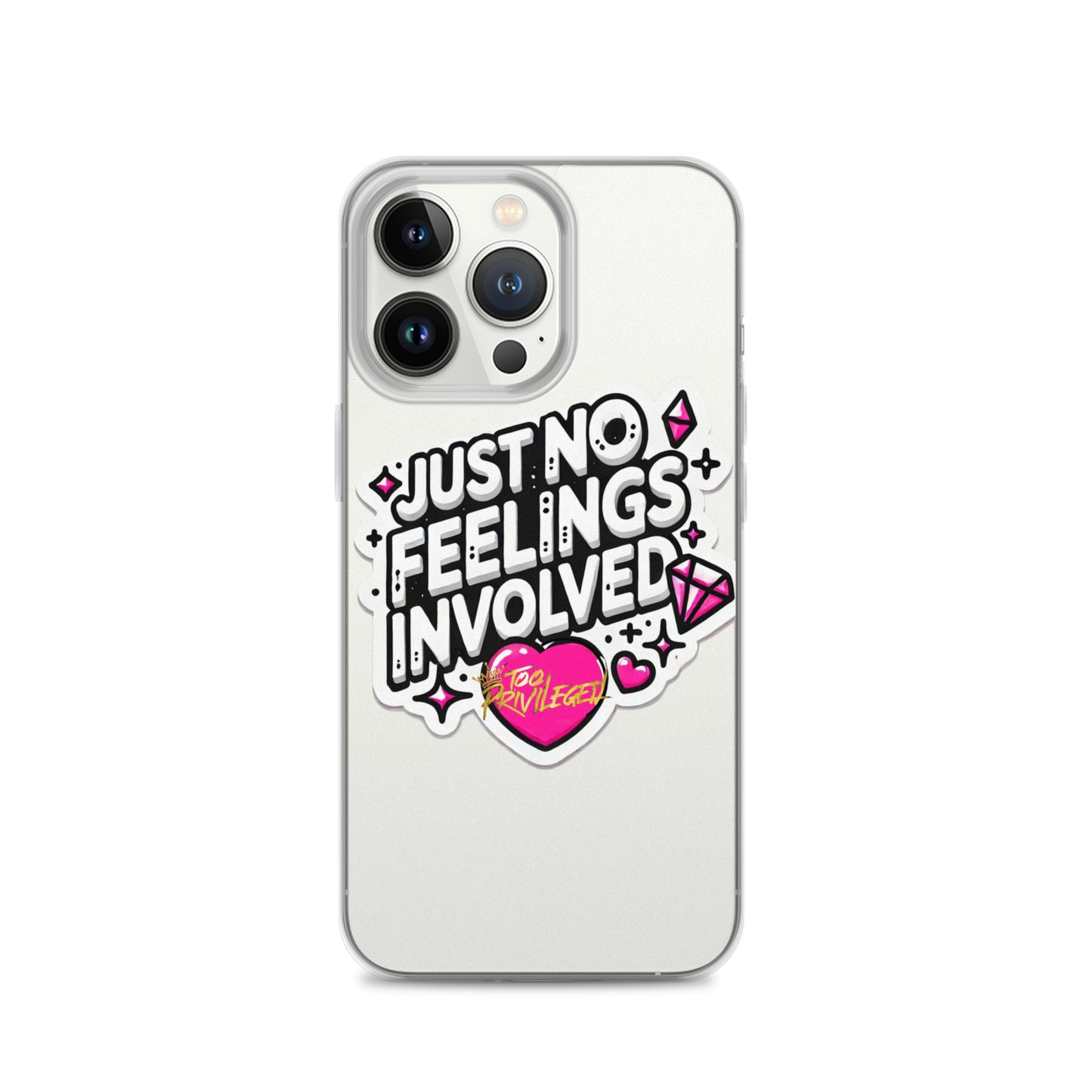 NO Feelings Clear Case for iPhone®