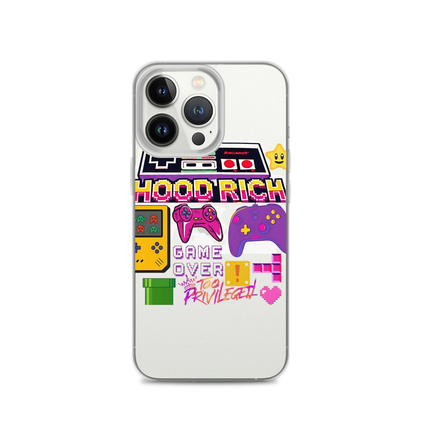 90s Gamer Clear Case for iPhone®