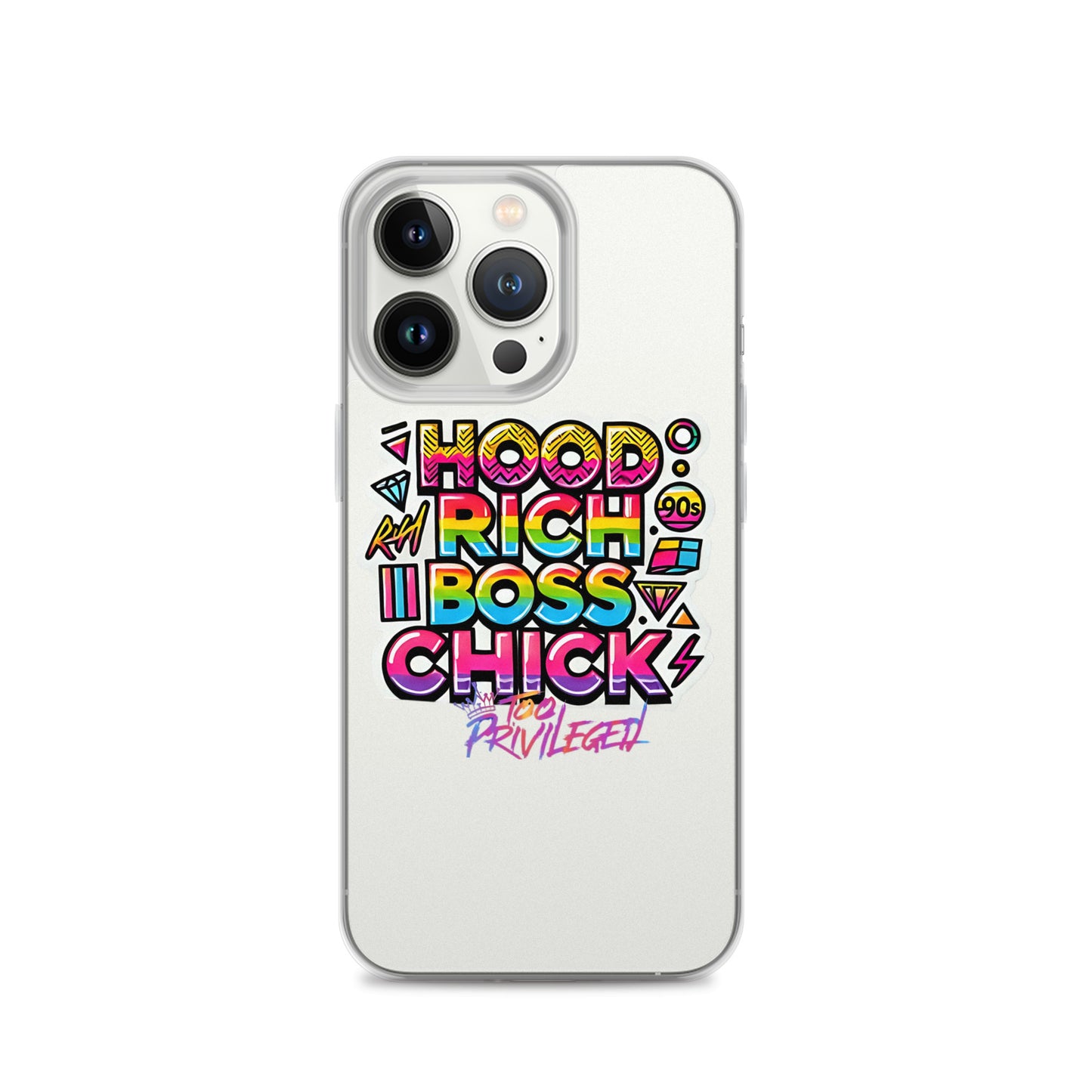 90s Rich Heroes Clear Case for iPhone®