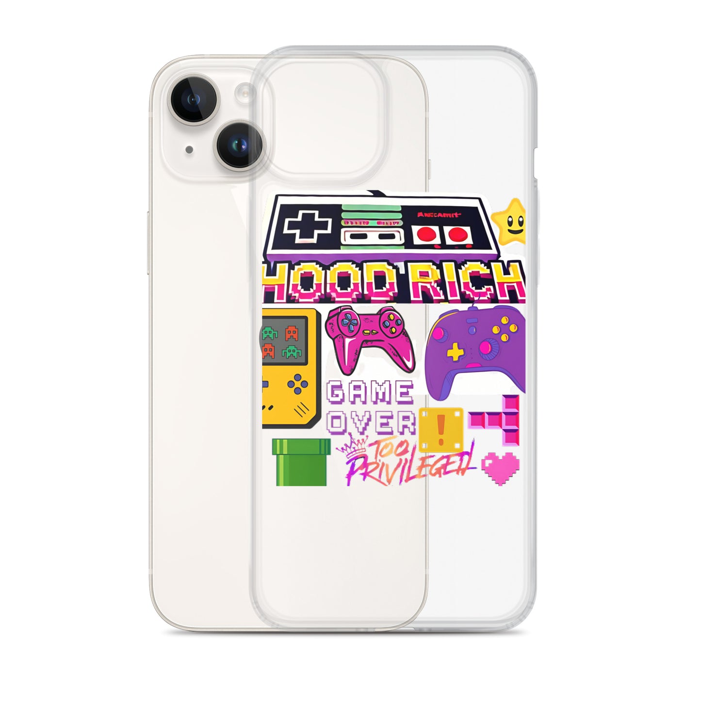 90s Gamer Clear Case for iPhone®