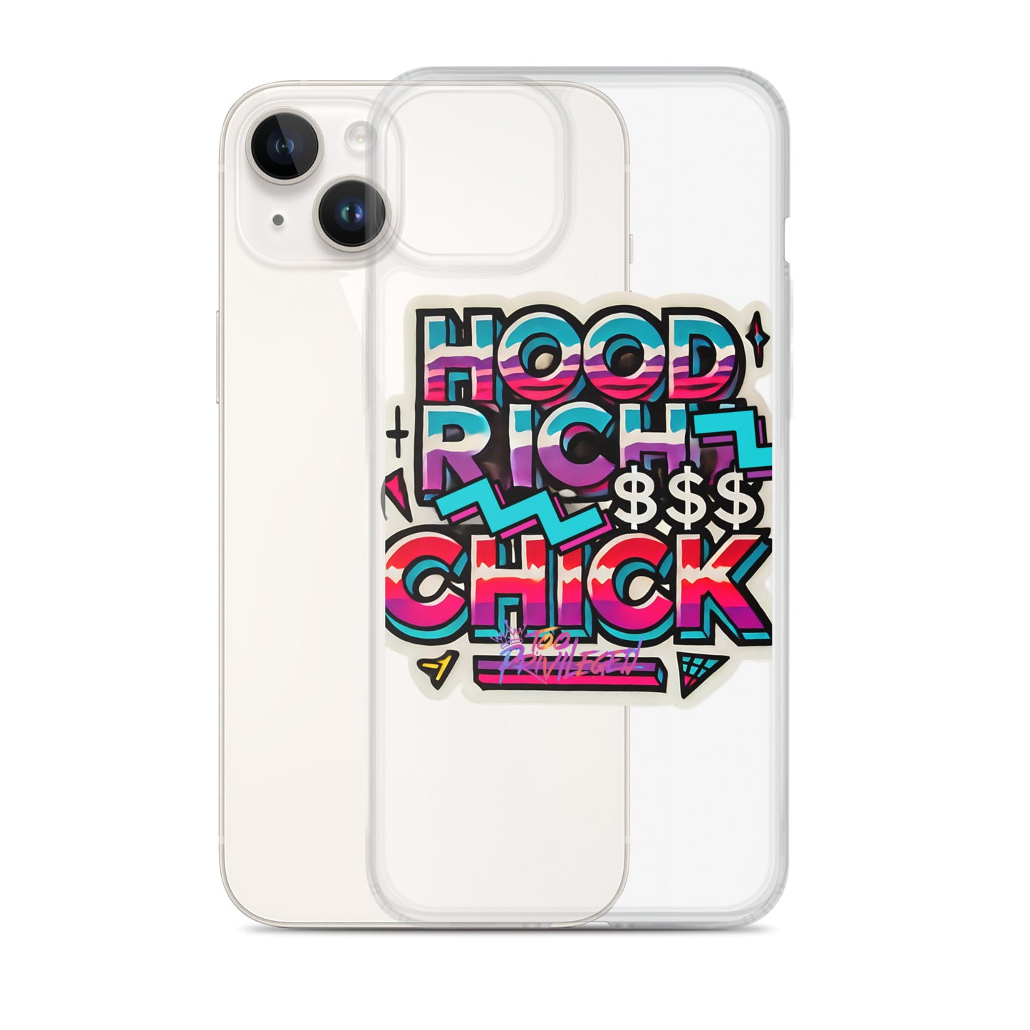 90s Flair Clear Case for iPhone®