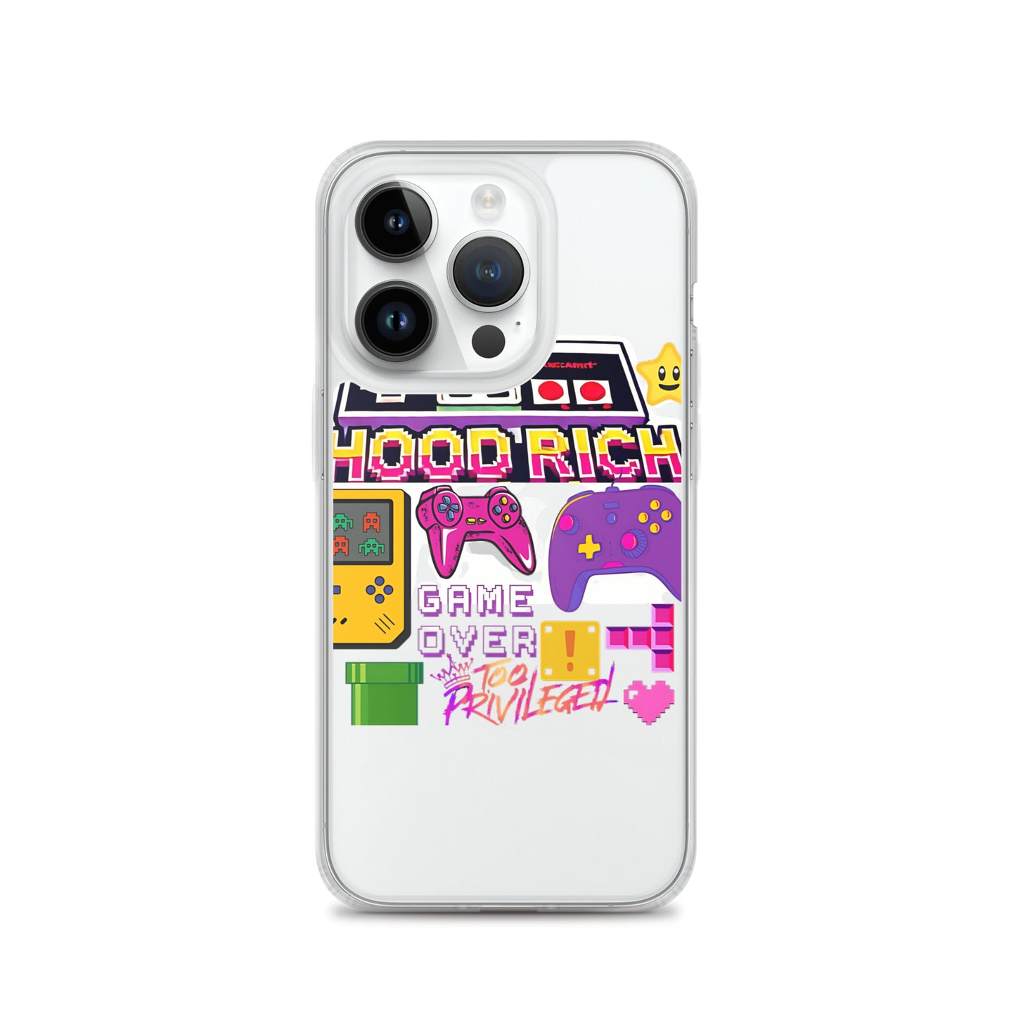 90s Gamer Clear Case for iPhone®