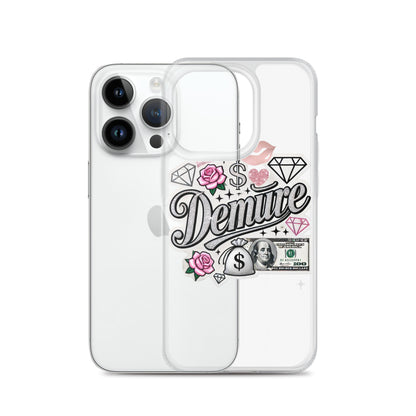 Demure Clear Case for iPhone®