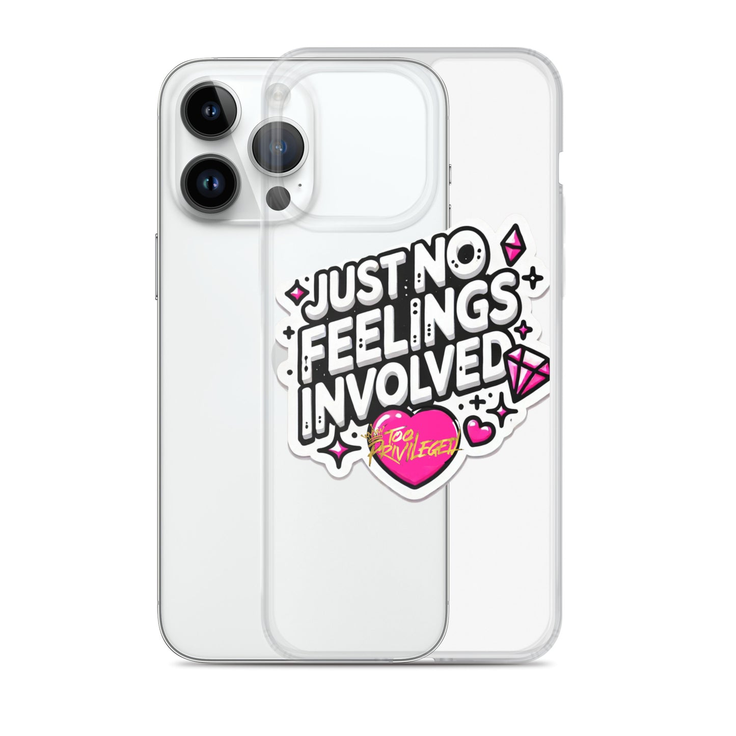 NO Feelings Clear Case for iPhone®