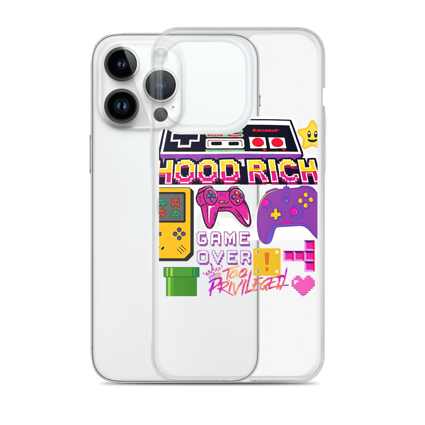 90s Gamer Clear Case for iPhone®