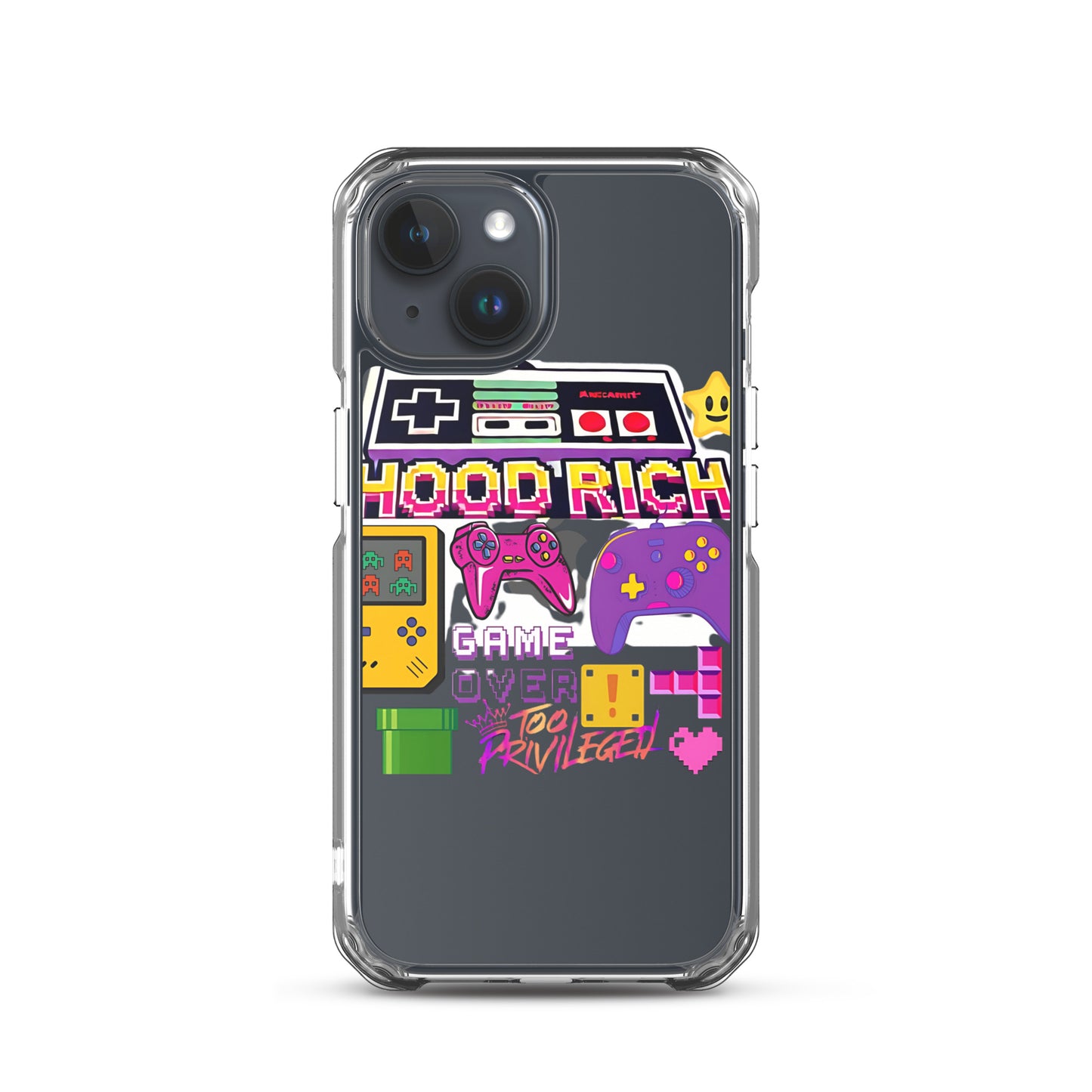 90s Gamer Clear Case for iPhone®