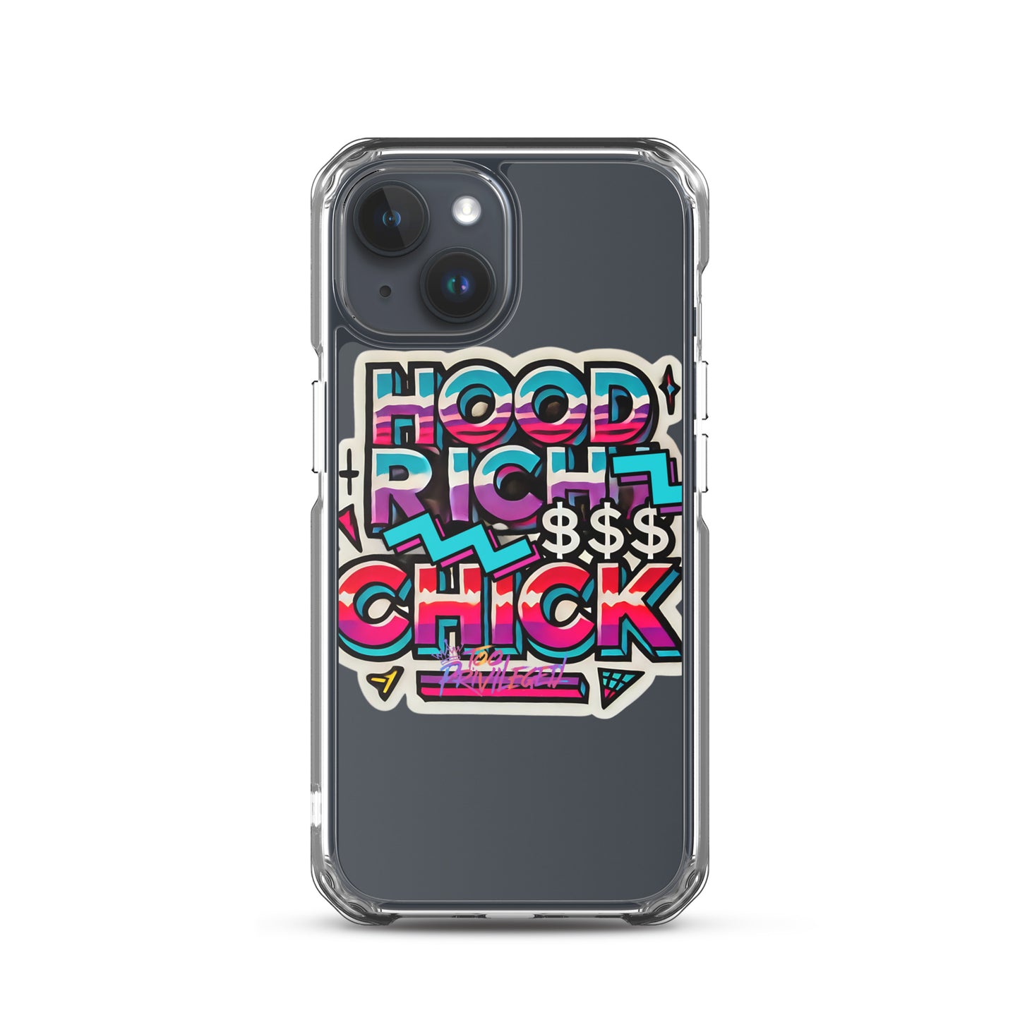 90s Flair Clear Case for iPhone®